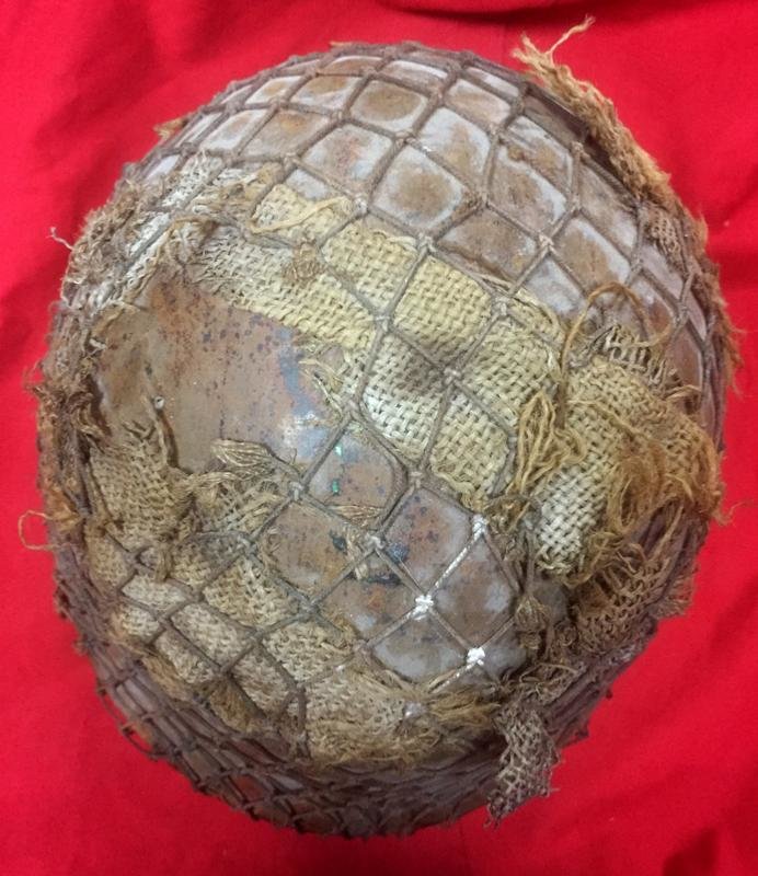 WWII Japanese Type 90 Helmet Reproduction With Net Cover – Iron Steel Militaria