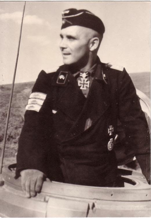 Franz Bäke in a Panzer IV turret.jpg