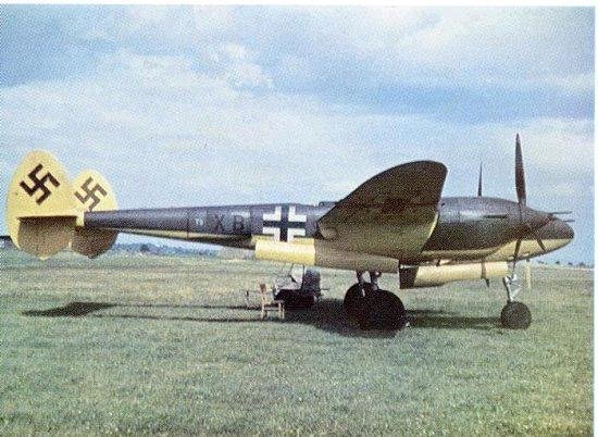 Lockheed P38 -G given call-sign T9+XB this call-sign was also given to a De Havaland Mosquito 1V -B..jpg