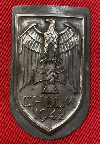 More information about "WW2 German Cholm Campaign Shield"