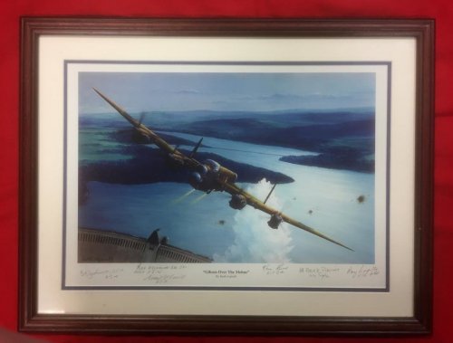 More information about "R.A.F. Dambusters 'Gibson Over The Mohne' Framed Signed Print"