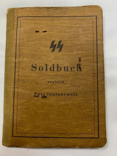 More information about "WW2 German Waffen SS Leibstandarte Adolf Hitler/Panzergrenadier Division Reichsfuhrer SS Soldbuch"